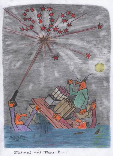 Feuerwerk mit Plan B