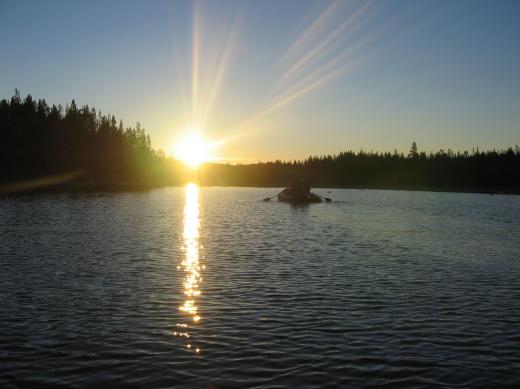 Mitternacht in Murmansk