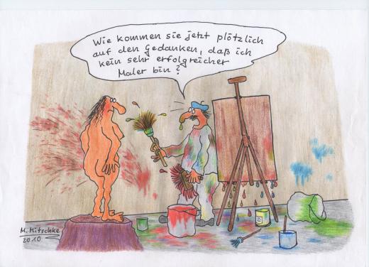 Erfolgreicher Maler