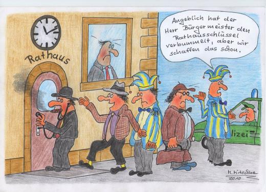 Rathausschlüssel verbummelt