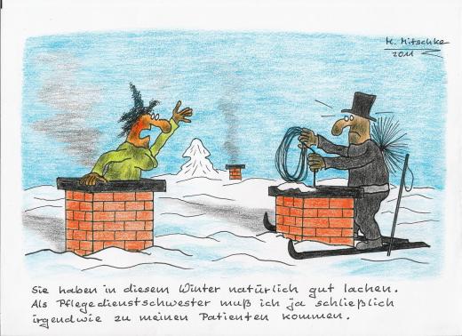 Durch den Schornstein