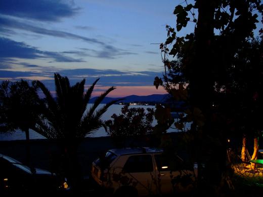 Es wird Nacht auf der Insel