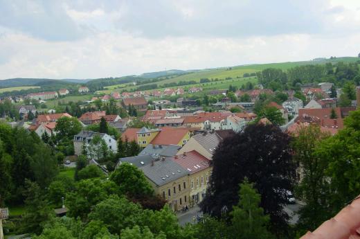 Blick vom Dippser Schloßturm