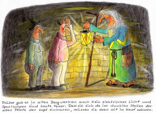 Früher wars auch dunkel