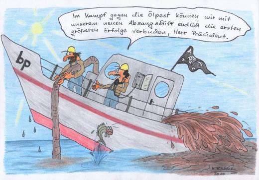 BP: Erfolg mit Absaugschiff 
