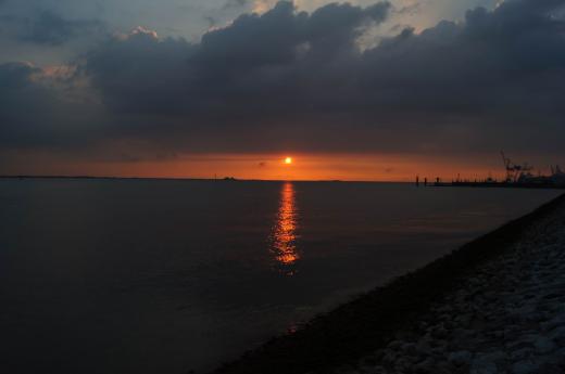 Sonnenuntergang an der Nordsee 2
