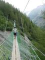 Hängebrücke in der Schweiz
